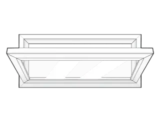 Hopper replacement window in Western NC